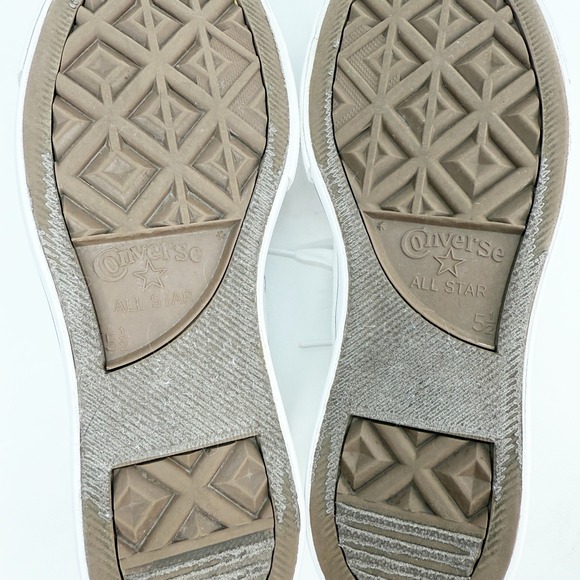 Converse Chuck Taylor All Star Platform White Canvas Low Top Sneakers W US 7.5 - Picture 8 of 9